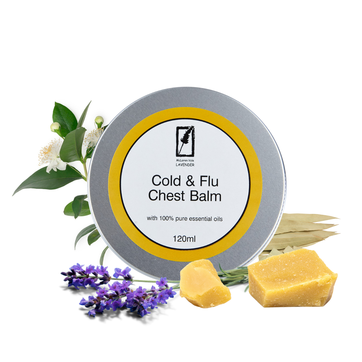 Cold & Flu Chest Balm – McLaren Vale Lavender